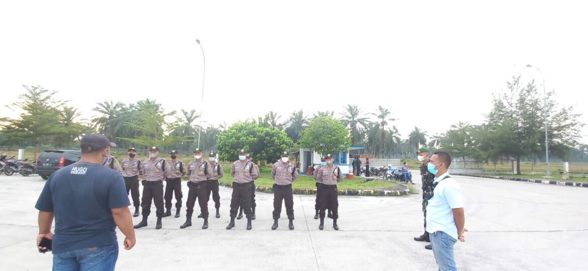 Apel Serah Terima Petugas Security ke Objek baru Kawasan Industri Nusantara