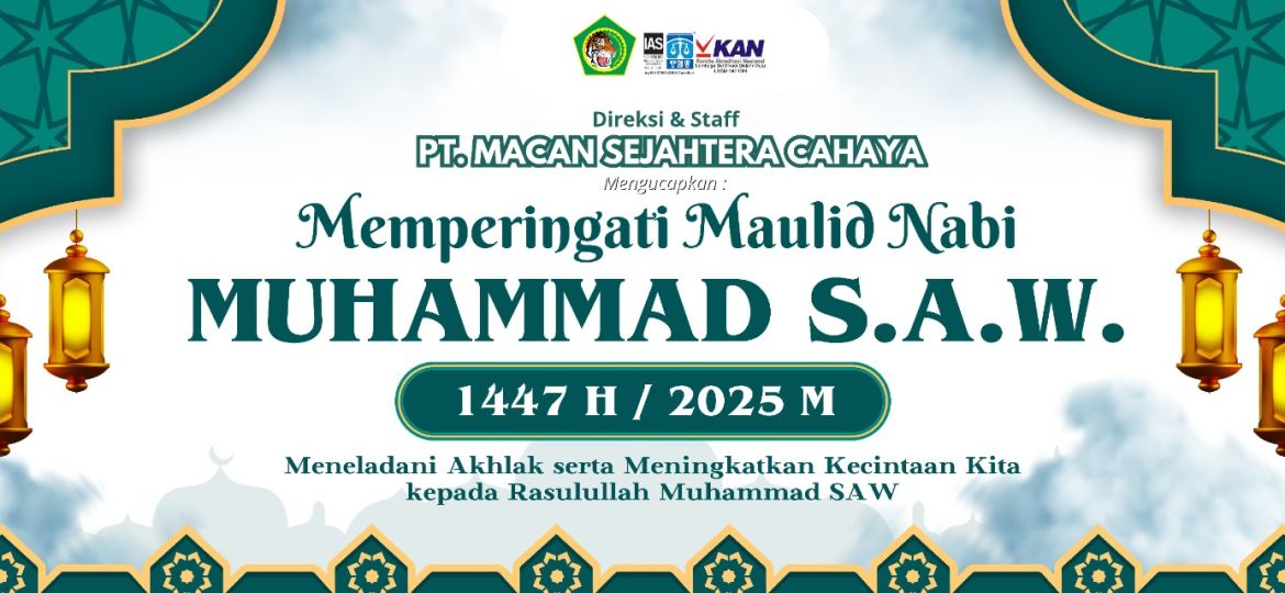 pt macan sejahtera cahaya maulid nabi