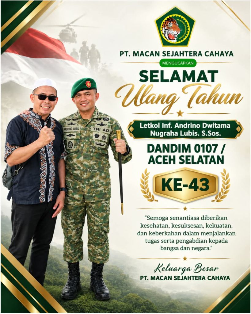 dandim 0107 aceh selatan