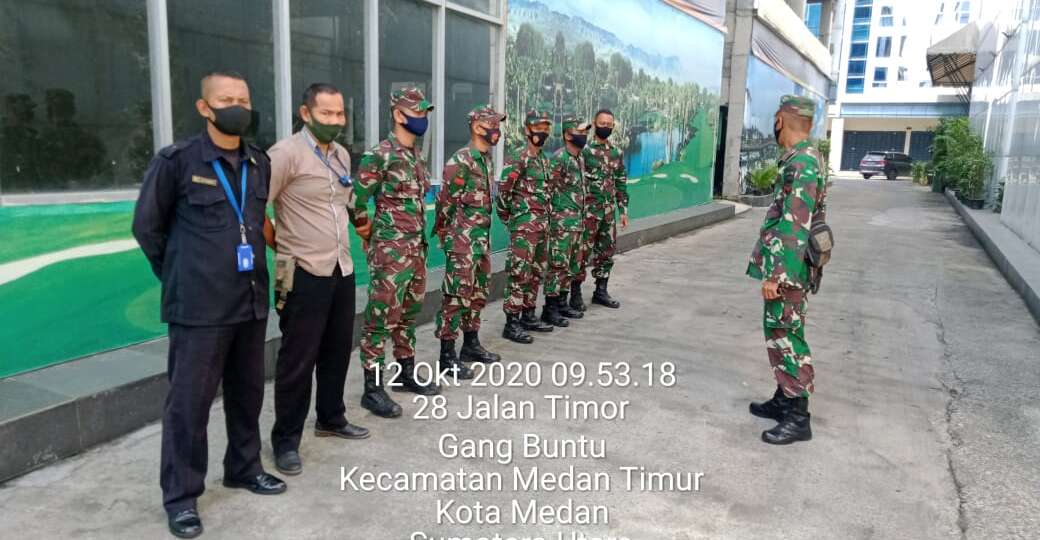 Pengawasan Security beserta TNI dari ZIPUR 1